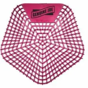 Genuine Joe GJO 85188 - Joe Urinal Screens - Lasts upto 30 Days - Odor Neutralizer, Dual Sided Design - 10 / Carton - Red