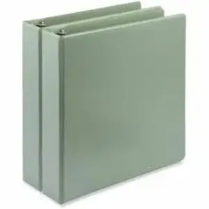 Samsill SAM U69542 - Earth's Choice Ring Binder - 1 1/2" Binder Capacity - Letter - Fastener(s): D-Ring - Sage - Recycled - 2 / Pack