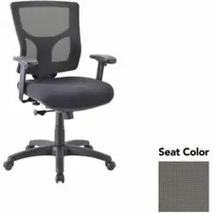 Lorell LLR 6200832 - Conjure Swivel/Tilt Task Chair - Expo Fog Seat - Mesh Back - Mid Back - Armrest - 1 Each