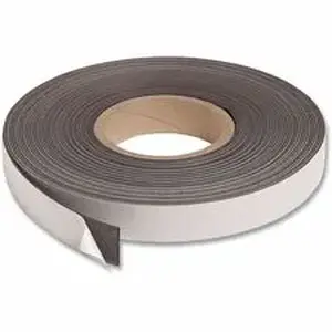 U Brands UBR FM2021 - Magnetic Tape - 16.67 yd Length x 1" Width - Black - 1 Each
