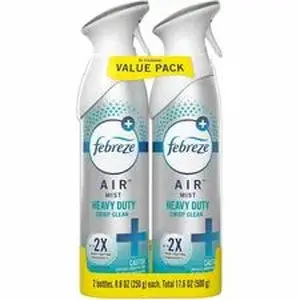 Procter & Gamble PGC 17348 - Febreze Heavy-Duty Air Freshener Spray - Spray - 8.8 fl oz (0.3 quart) - Heavy Duty, Odor Neutralizer, VOC-free