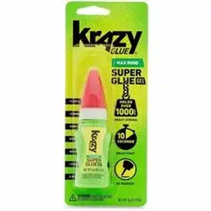Toagosei America, Inc GWB KG49048MR - Krazy Glue Max Bond Super Glue - 0.14 oz - 1 Each