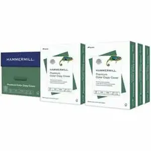 Hammermill HAM 120024 - Colour Copy Digital Cover Paper - 100 Brightness - 99% Opacity - Letter - 8 1/2" x 11" - 100 lb Basis Weight - 271 g/m² Grammage - Acid-free, Ultra Smooth, Heavyweight, Jam-free - White - 1500 / Carton