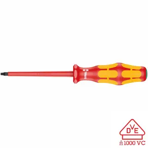 Wera 05006169001 - 167 I VDE INSULATED SCREWDRIVER FOR TORX SCREWS TX 9 X 80 MM