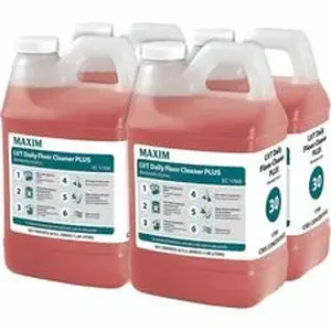Midlab MLB 17000065T - LVT Cleaner Plus - For Tile, Rubber, Marble, Stone, Floor - Recommended For: Soil Remover - Red - 4 / Carton