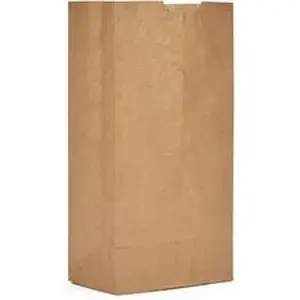 Ajm Packaging Corp. AJM GB04NP5CES - AJM Paper Grocery Bags - Natural Kraft - Paper - Grocery, Supplies - Recycled - 500 / Carton