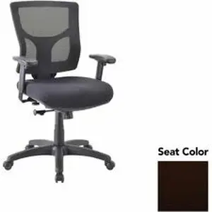 Lorell LLR 62008105 - Conjure Swivel/Tilt Task Chair - Canyon Nightfall Seat - Mesh Back - Mid Back - Armrest - 1 Each