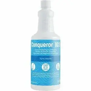 Fresh Products FRS 1232WBTUCT - Conqueror 103 Surface Deodorizer - For Multi Surface - Concentrate - Liquid - 32 fl oz (1 quart) - Tutti Frutti Scent - Recommended For: Odor Remover - Water Soluble, Deodorize - Clear - 12 / Carton