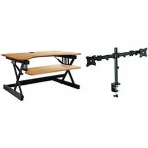 Rocelco, Inc RCL RDADRT40DM2 - Rocelco Multipurpose Desktop Riser - 40" Width - Desktop - Brown - For Multipurpose