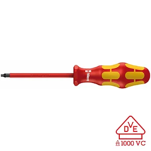 Wera 05004784001 - VDE Insulated Square Screwdriver #2 - 200mm
