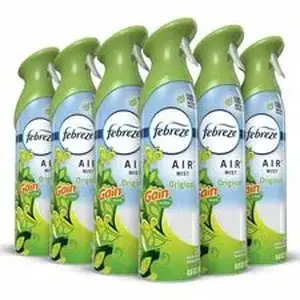 Procter & Gamble PGC 96252CT - Febreze Air Freshener Spray - Spray - 8.8 fl oz (0.3 quart) - Gain - Odor Neutralizer, VOC-free - 6 / Carton