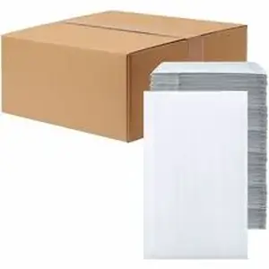 Central National Gottesman LDN XPLRWBM3 - Lindenmeyr Explorer Self-Seal Paper Bubble Mailers - Bubble/Shipping - #3 - 8 1/2" Width x 14 1/2" Length - Self-sealing - White - Paper - 1 / Carton