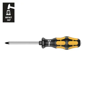 Wera 05017050001 - Kraftform Chiseldriver Screwdriver PZ #1 - 80mm
