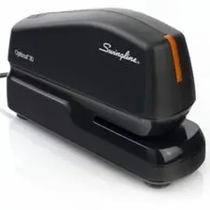 Acco Brands SWI 42150 - Swingline Optima 30 Electric Stapler - Staples Upto 30 Sheet - Full Strip - Black - Plastic - 1 Each