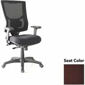 Lorell LLR 6201564 - Conjure High-Back Office Chair - Perfection Burgundy Seat - Mesh Back