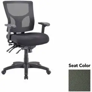 Lorell LLR 6200167 - Multifunctional Mesh Mid-back Executive Chair - Perfection Olive Green Seat - Mesh Back - Mid Back - 1 Each