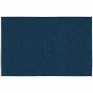 Ghent Manufacturing, Inc GHE AV47195 - Ghent PremaTak Vinyl Bulletin Board - 48.46" Height x 87.90" Width x 0.56" Depth - Navy Fiberboard, Vinyl Surface - Satin Anodized Aluminum Frame - 1 Each