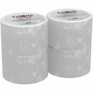 Georgia Pacific DXE SXP10W - Dixie Ultra® Table Ware - Food - Disposable - 10" Diameter - White - Paper Body - Round - 500 / Case