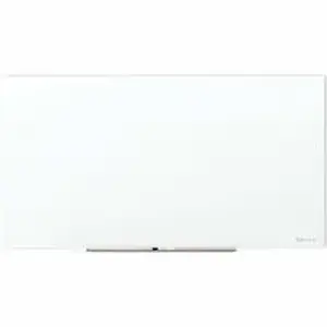 Acco Brands QRT Q19648F03IMW - Quartet InvisaMount Anti-Glare Dry-Erase Board - 96" (8 ft) Width x 48" (4 ft) Height - White Glass Surface - Magnetic - Anti-glare, Non-absorbent, Stain Resistant, Ghost Resistant, Scratch Resistant, Dent Resistant - 1 Each