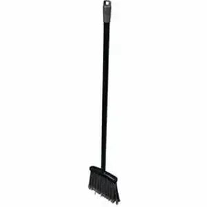 Genuine Joe GJO 02410 - Joe Plastic Lobby Broom - 36" Handle Length - 36" Overall Length - 1 Each - Blue, Black
