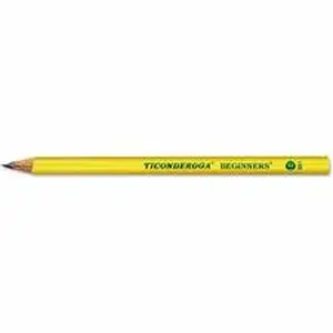 Dixon Ticonderoga Co. DIX 130800002 - Ticonderoga Beginners #2 Pencils - Black Lead - #2, HB - Yellow Wood Barrel - 12 / Dozen