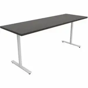Safco Products SAF JN7224FXGANT - Safco Jurni Multi-Purpose Table with T-Leg & Glides - Laminated Top - Powder Coated T-shaped, Textured Base - 72" Table Top Width x 24" Table Top Depth x 1.10" Table Top Thickness - 29" Height - Multipurpose - Assembly Required - Asian Night - Laminate Top Material - 1 Each