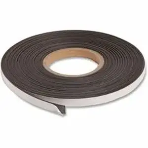 U Brands UBR FM2321 - Magnetic Tape - 16.67 yd Length x 0.50" Width - Black - 1 Each