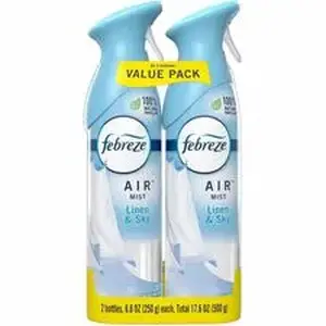 Procter & Gamble PGC 17340 - Febreze Air Effects Air Freshener - Spray - 8.8 fl oz (0.3 quart) - Linen & Sky - Odor Neutralizer - 2 / Pack