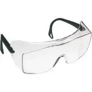 3m MMM 1216600000 - OX Protective Eyewear - Clear Lens - Recommended for: Workplace, Eye - Fog, UVA, UVB, UVC Protection - Polycarbonate - Black - Anti-fog, Anti-scratch, Comfortable, Adjustable Temple, Impact Resistant - 1 Each