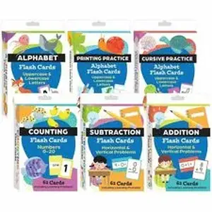Shell Education SHL 155913 - Learning Card - Skill Learning: Mathematics - 6 Box