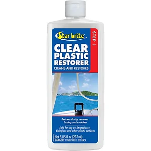Star Brite 87208 - Clear Plastic Restorer - Step 1 - 8 oz