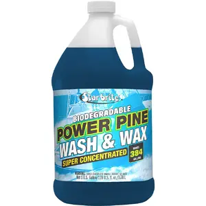 Star Brite 94700 - Power Pine Boat Wash & Wax - Concentrated Marine Grade Formula - 1 Gallon