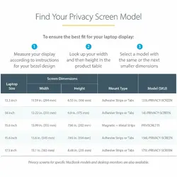 STARTECH-133L-PRIVACY-SCREEN