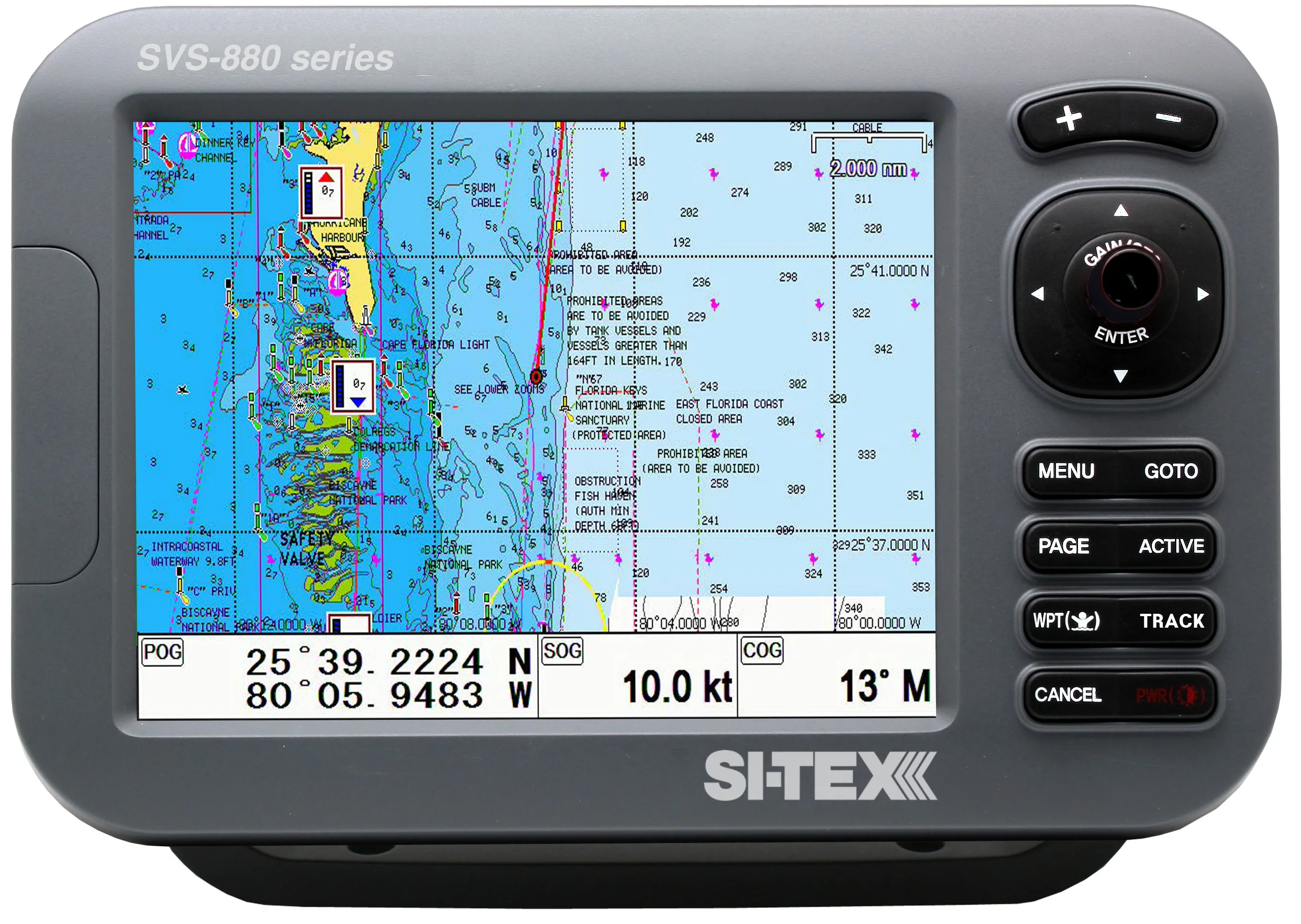SITEX MARINE ELECTRONICS-SVS880CE