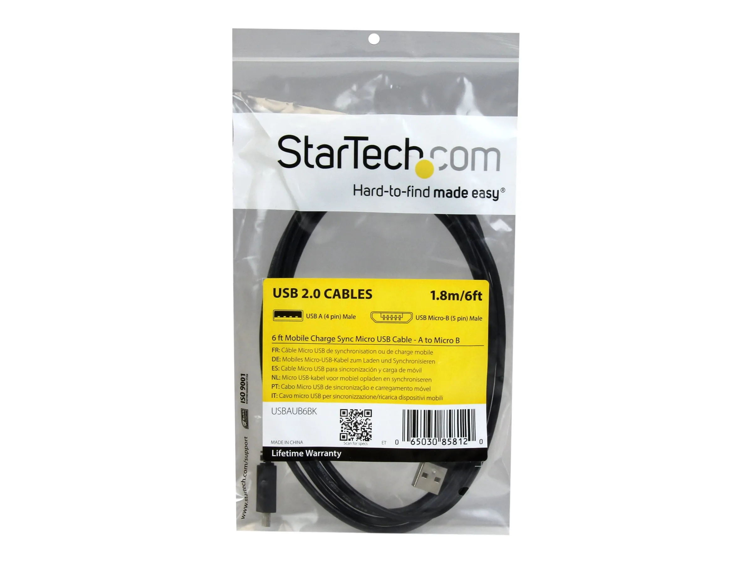 STARTECH-USBAUB6BK