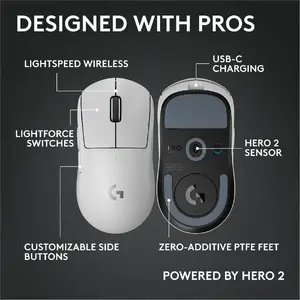 Logitech 910-007528 - Pro X Superlight 2 - White