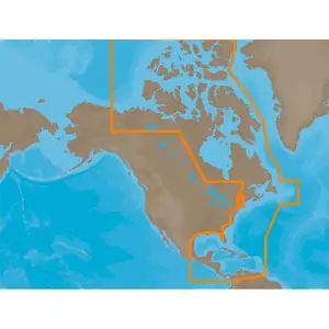 Lowrance M-NA-M033-CC - C-MAP NA-M033 Max MegaWide C Card Atlantic Coast, Gulf of Mexico and Caribbean