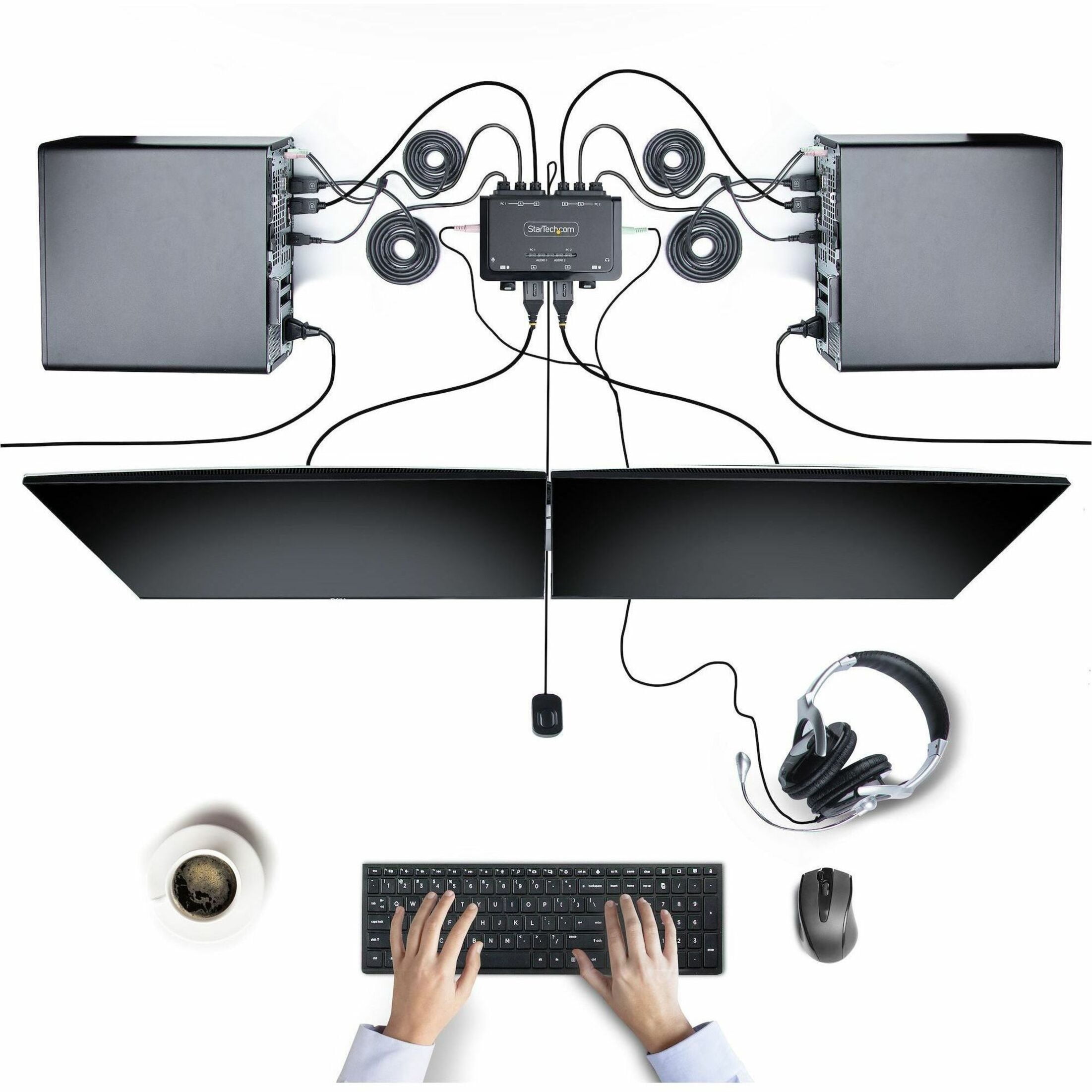 StarTech.com-C2D46UACCBLKVM