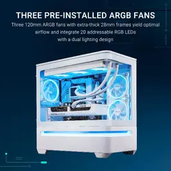 ASUS-PRIME AP202 TG ARGB WHITE