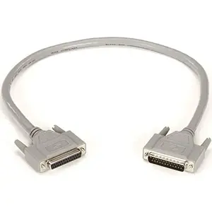 Black Box Corporation EGM25C-0002-MF - RS232 DOUBLE SHIELDED CABLE - MOLDED HOOD, DB25 MALE/FEMALE, 25-CONDUCTOR, 2-FT.