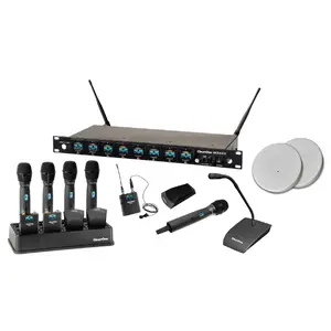 Clearone 910-6000-404-C - 4 CHANNEL WIRELESS RECEIVER WITH RF BAND M500 (486-512 MHZ) COMPRESSED; DOCKING
