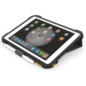 Higher Ground PRTXFOLIO7 - PROTEX FOLIO FOR IPAD 7TH GEN IN BLACK. SILICONE X-STRAP FOR COMFO