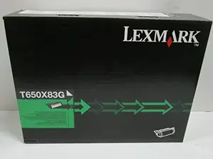 Lexmark T650X83G - T64X RETURN PROGRAM PRINT CARTRIDGE
