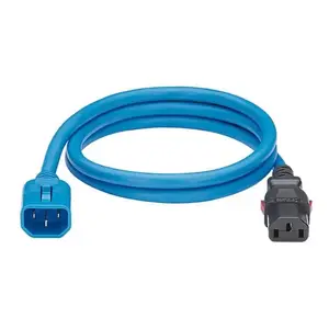 Panduit LPCA09-X - LOCKING PC IEC C14-IEC C13 8FT 10PK BU