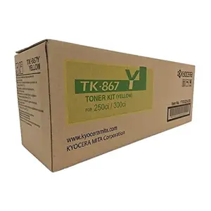 Kyocera TK867Y - TONER YELLOW (TASKALFA 250CI) YIELD 12, 000