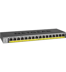 Netgear NET-GS116PP-100NAS - 16 Port PoE Plus Gigabit Unmngd