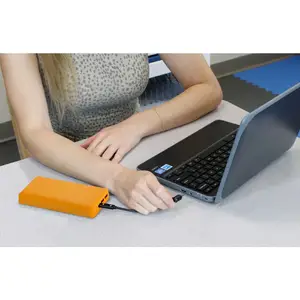 Jar Systems PBYLUSBC - ACTIVE CHARGE YELLOW POWER BANKS WITH USB-C TO USB-C CABLES - 4X 20, 000 MAH ACTI