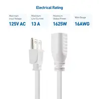 CABLE MATTERS-400001-WHT-3X2
