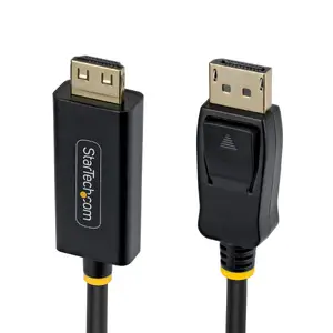 Startech 15F-DP-HDMI-4K60-GR - CONNECT A DISPLAYPORT DESKTOP TO AN HDR 4K 60HZ HDMI DISPLAY; LATCHING DP CONNEC