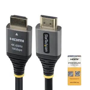 Startech HDMMV8F - 8ft HDMI 2.0 Cable, 4K 60Hz